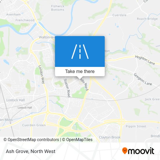 Ash Grove map