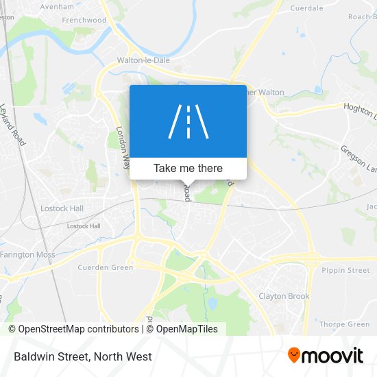Baldwin Street map