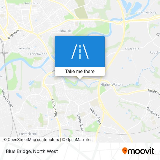 Blue Bridge map