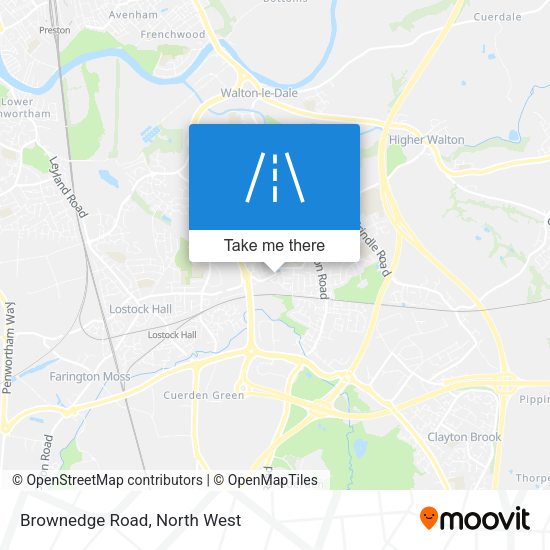 Brownedge Road map