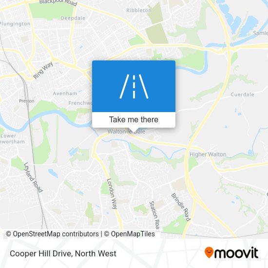 Cooper Hill Drive map