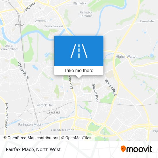 Fairfax Place map