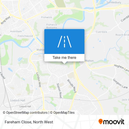 Fareham Close map