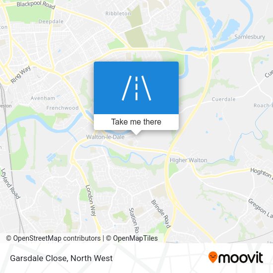 Garsdale Close map