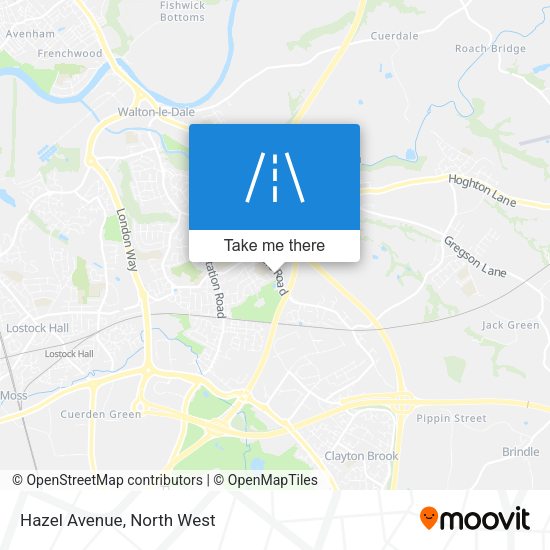 Hazel Avenue map