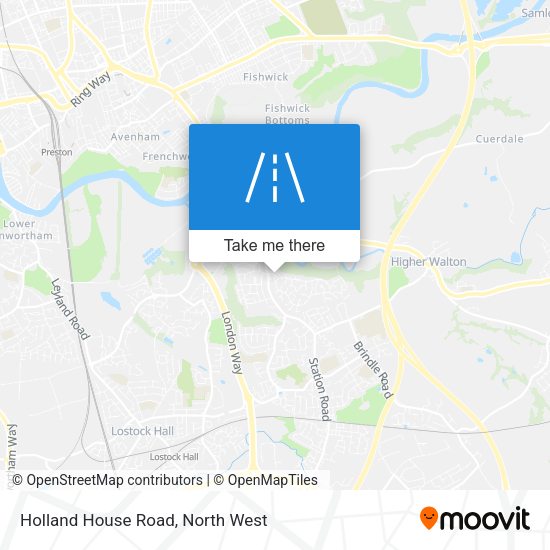 Holland House Road map