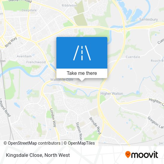 Kingsdale Close map