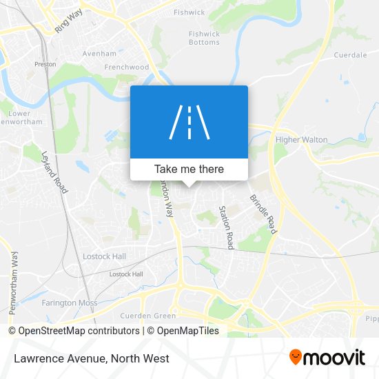 Lawrence Avenue map