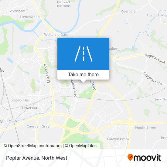 Poplar Avenue map