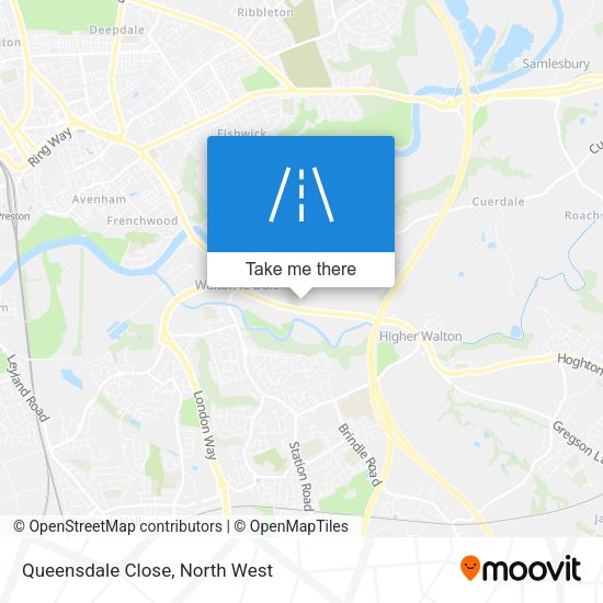 Queensdale Close map