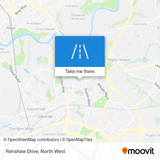 Renshaw Drive map