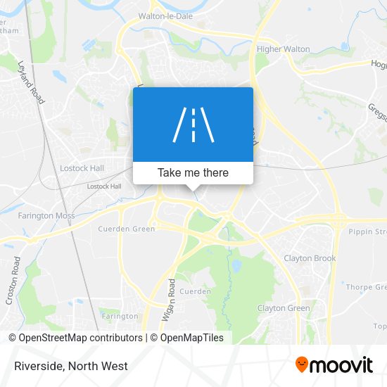 Riverside map