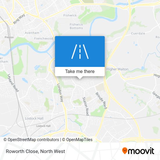 Roworth Close map