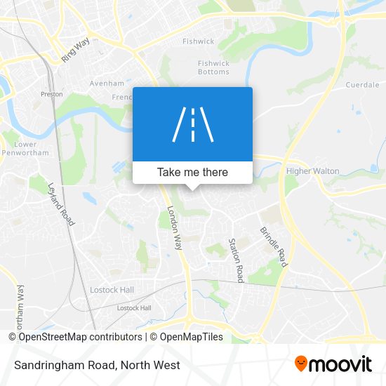 Sandringham Road map