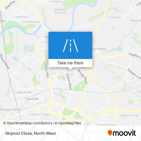 Skipton Close map