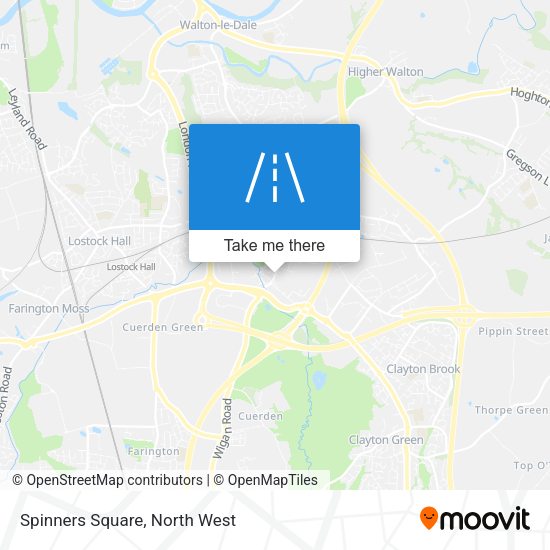 Spinners Square map