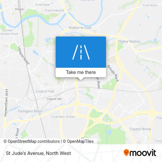 St Jude's Avenue map