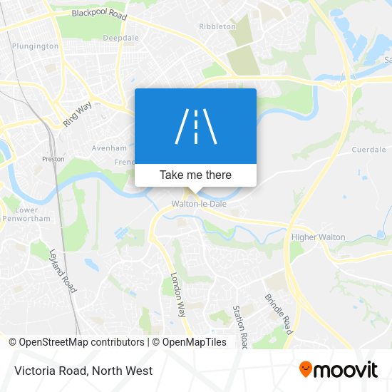 Victoria Road map