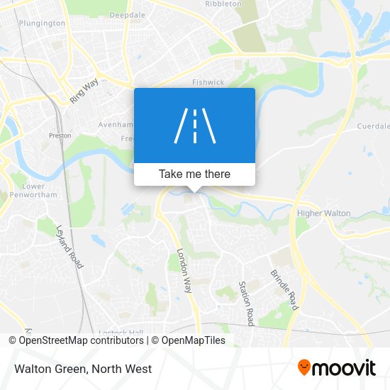 Walton Green map