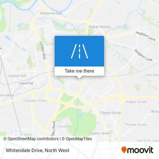 Whitendale Drive map