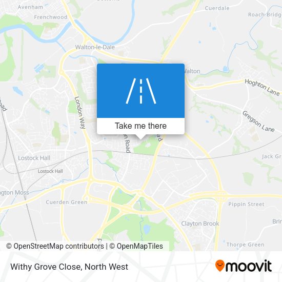Withy Grove Close map