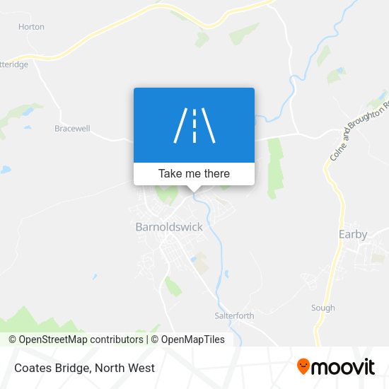 Coates Bridge map