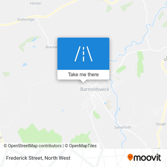 Frederick Street map