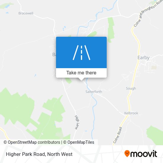 Higher Park Road map