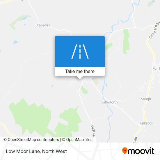 Low Moor Lane map