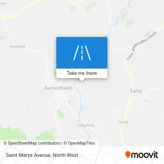 Saint Marys Avenue map