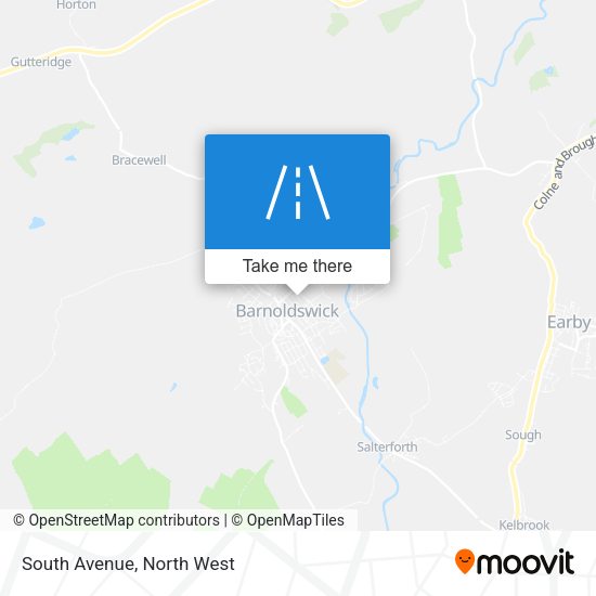 South Avenue map