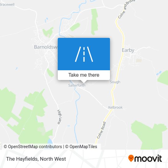 The Hayfields map