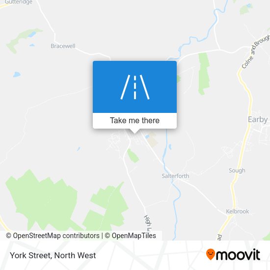 York Street map