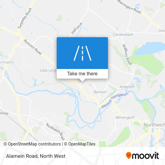 Alamein Road map
