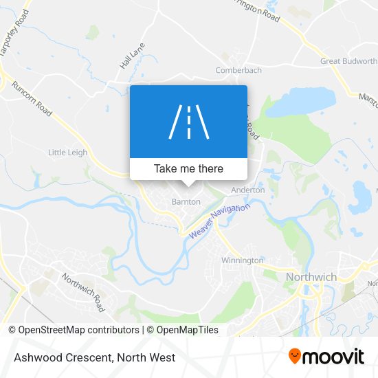 Ashwood Crescent map