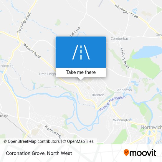 Coronation Grove map