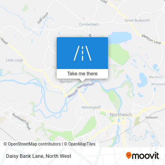 Daisy Bank Lane map