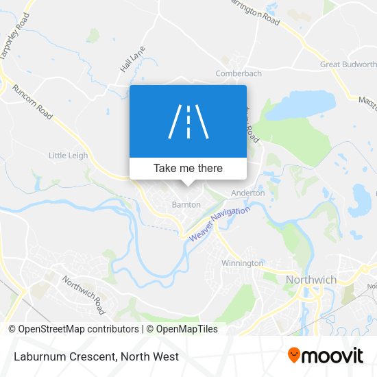 Laburnum Crescent map