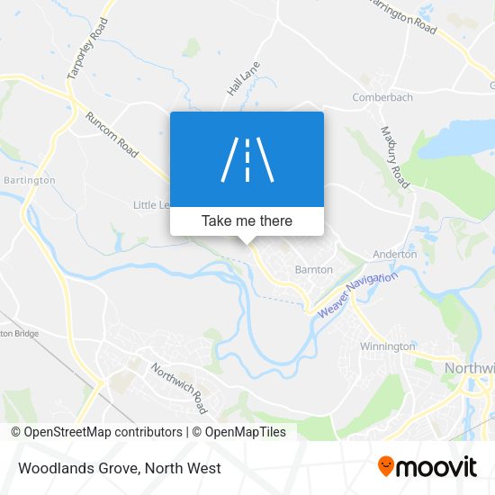 Woodlands Grove map