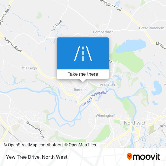 Yew Tree Drive map