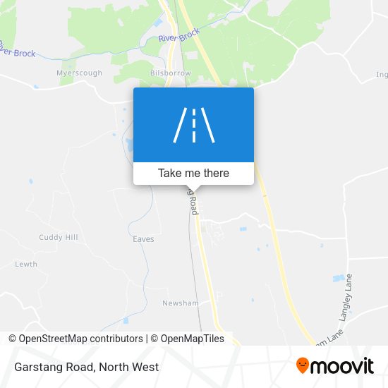 Garstang Road map