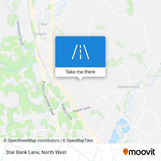 Star Bank Lane map