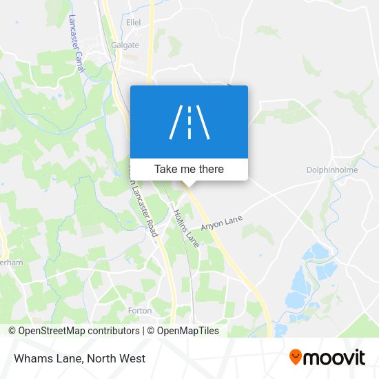 Whams Lane map
