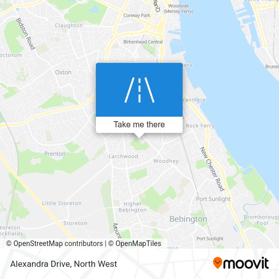 Alexandra Drive map