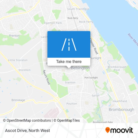 Ascot Drive map