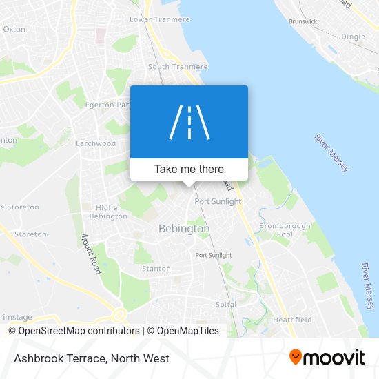 Ashbrook Terrace map