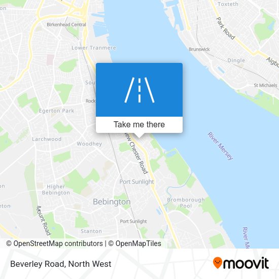 Beverley Road map