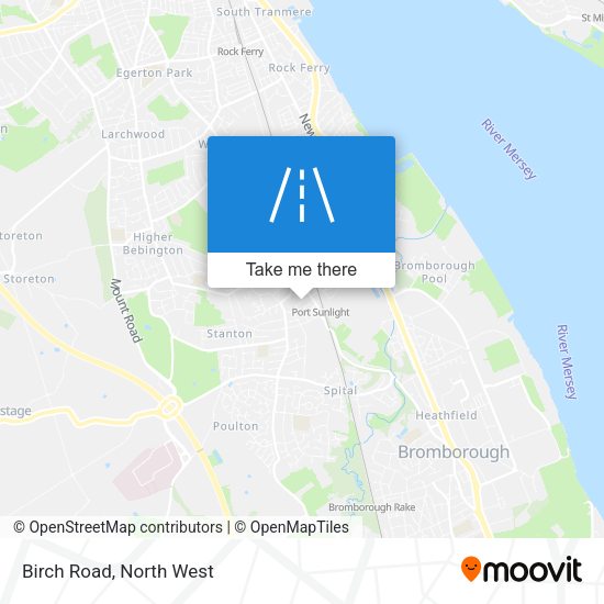 Birch Road map