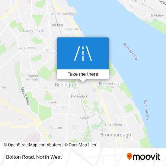 Bolton Road map