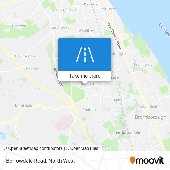 Borrowdale Road map